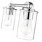 Z-Lite Thayer Vanity, 2-Light, 16 In.W x 5.75 In.L x 8.75 In.H, Chrome /Clear 742-2V-CH - alternate 2